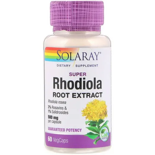 سولاري مستخلص جذور الروديولا الفائق 500 مليجرام 60 كبسولة نباتية
