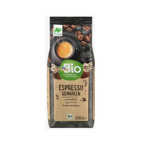 قهوة اسبريسو عضوية مطحونة دي ام بيو 250 جرام