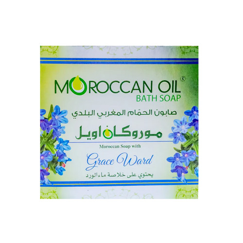 صابون الحمام المغربي البلدي بخلاصة ماء الورد من موروكان اويل 250 جرام