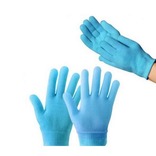 قفازات اليدين جل سبا لترطيب وتبييض وتقشير اليدين قابلة لاعادة الاستخدام - لون عشوائي
