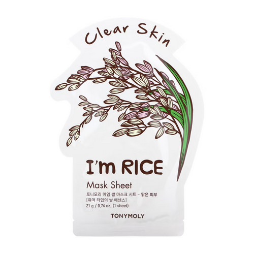 توني مولي I`m Rice قناع ورقي تجميلي لبشرة نقية قناع ورقي واحد 21 جرام