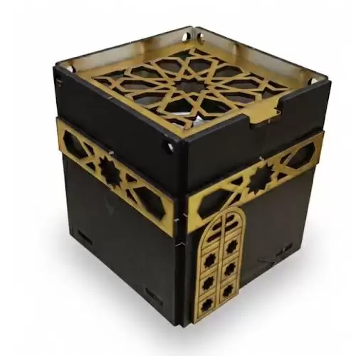 مبخرة فاخرة على شكل الكعبة – حجم صغير لتبخير المنازل والأماكن المفتوحة