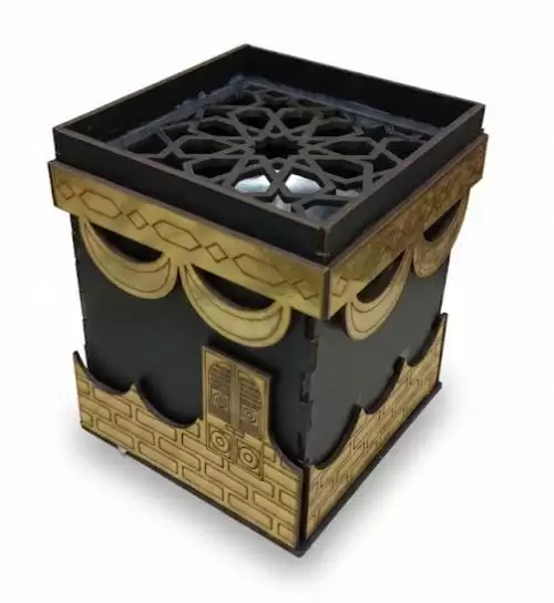 مبخرة لوكس على شكل الكعبة – حجم وسط لتبخير المنازل والأماكن المفتوحة