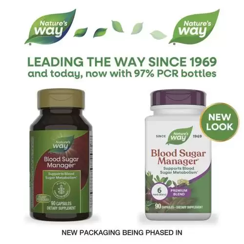 ناتشرز واي منظم سكر الدم 90 كبسولة يدعم أيض سكر الدم