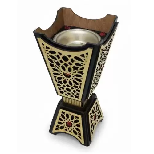 مبخرة فاخرة على شكل كأس وسط لتبخير المنازل والأماكن المفتوحة