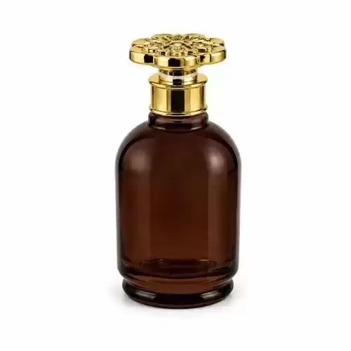Perfume Bottle with Flower Cap - 100 ml - Refillable (Removable & Reattachable Cap)