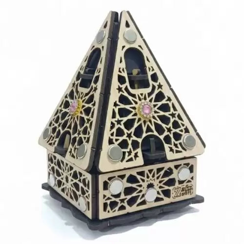 مبخرة فاخرة على شكل هرم صغير لتبخير المنازل والأماكن المفتوحة