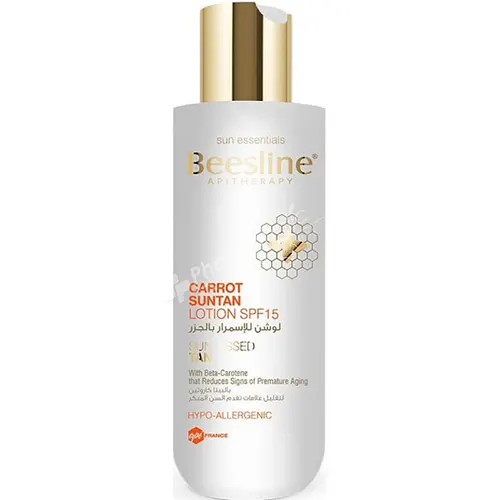 لوشن ترطيب لتسمير البشرة بالجزر من بيزلين 200 مل