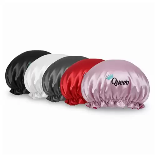 قبعة أستحمام ساتان للشعر من كوين - حماية و مقاومة للماء