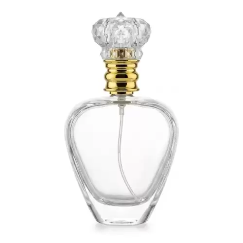 زجاجة عطر الملكة فارغة - 100 مل - قابلة لإعادة التعبئة (فك وتركيب)