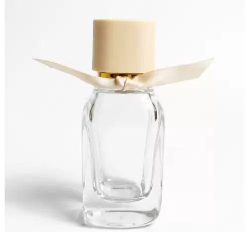 زجاجة عطر فيونكا شفافة فارغة 50 مل قابلة لإعادة التعبئة
