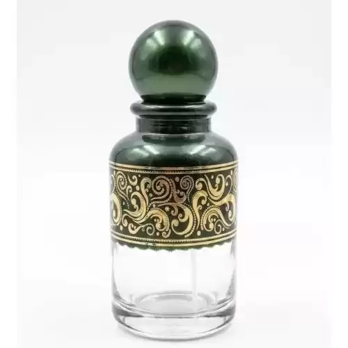 زجاجة عطر كورة شرقي فارغة - 50 مل - ألوان متعددة - قابلة لإعادة التعبئة (فك وتركيب)