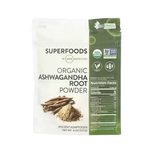 MRM Nutrition‏ مسحوق جذور الاشواجندا العبعب المنوم العضوي 113 جرام