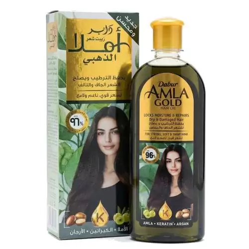 زيت الشعر الذهبي من دابر أملا بالعناصر المغذية – 300 مل