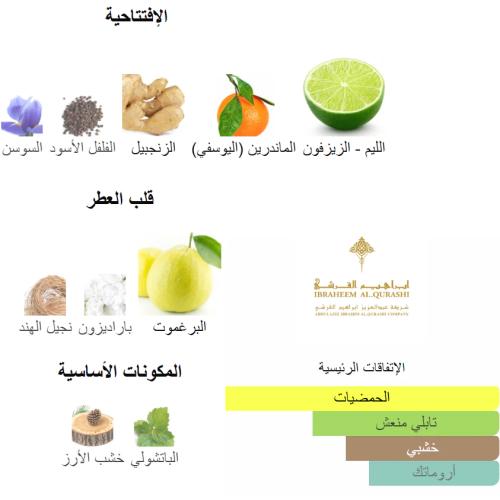 عطر تركواز فيتيفر من ابراهيم القرشي حجم 75 مل
