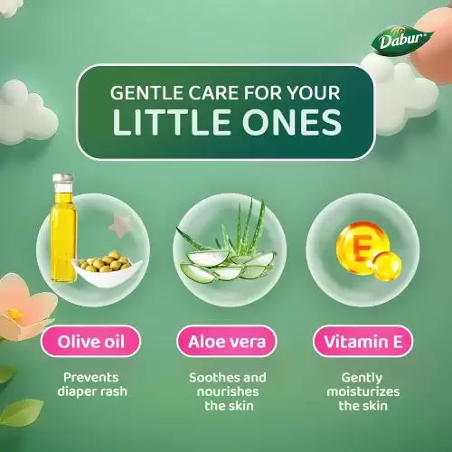 دابور هيربولين جيلي زيتون للأطفال بزيت الزيتون وفيتامين E – 225 مل