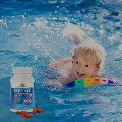 Bioglan Kids Smart Omega 3 Fish Oil, 30 Chewable Burstlets مكمل زيت السمك الذكي للأطفال