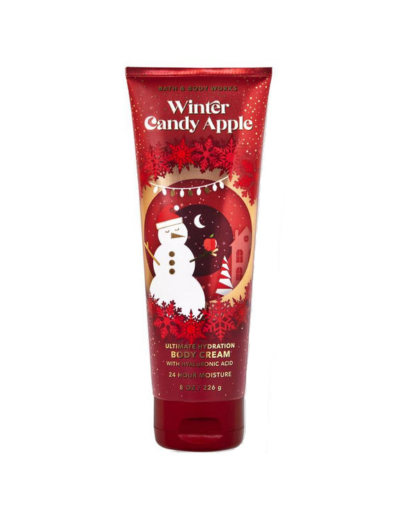 كريم ترطيب الجسم Winter Candy Apple من باث اند بودي وركس 226 جرام