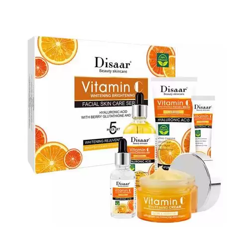 مجموعة العناية بالبشرة بخلاصة فيتامين سي عدد 5 قطع من Dissar Beauty