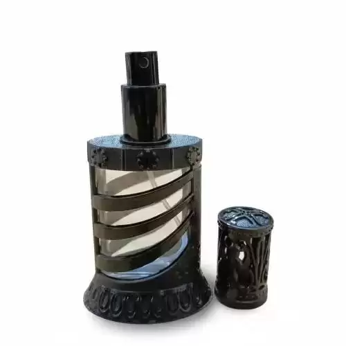 زجاجة عطر فارغة - 50 مل - ألوان متعددة - قابلة لإعادة التعبئة (فك وتركيب)