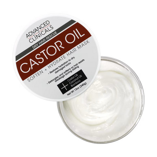 ادفانسد كلينيكالز‏ علاج الشعر الجاف زيت الخروع 340 جرام