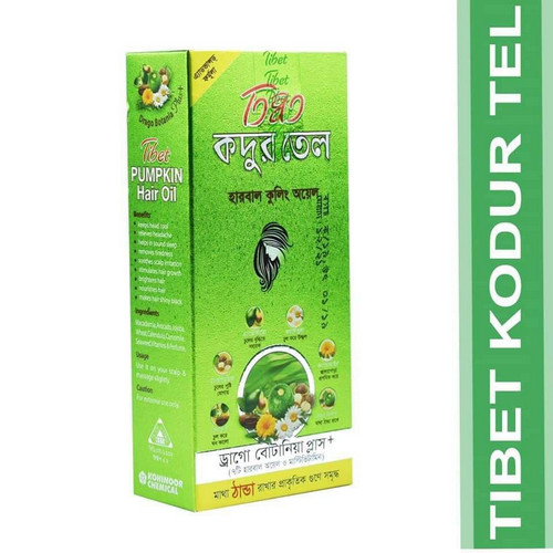 Tibet زيت الشعر اليقطين بالفيتامينات العديدة المرطب والمحافظ والمهدئ لفروة الرأس بعشبة الدراجو بوتانيا + 7 زيوت عشبية بحجم 200 مل