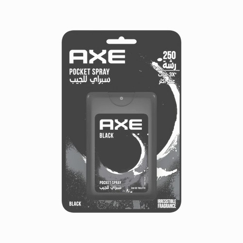 Axe بيرفيوم سبراي ومزيل عرق للجيب بلاك 17 مل