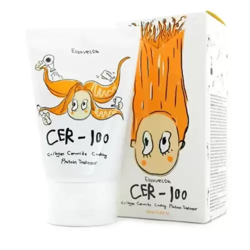 بروتين كولاجين وسيراميد للشعر معالج سي إي أر - 100 من إليزافيكا‏ 100 مل