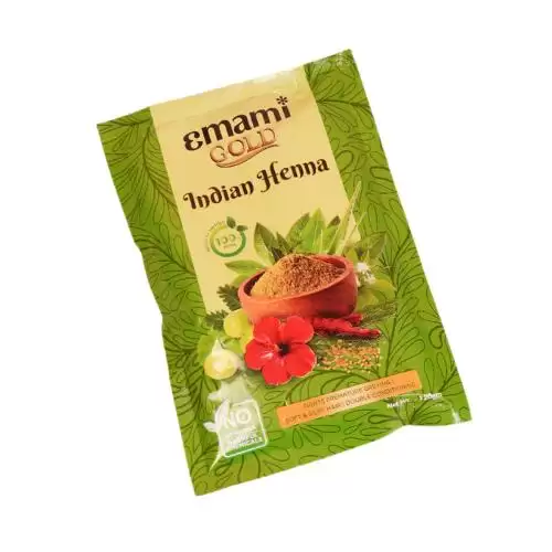 حناء امامي جولد الهندية 100% نقية، مع الأعشاب حجم 120 جرام
