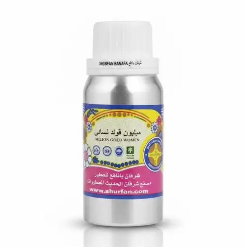 زيت عطري ميليون قولد نسائي من شرفان بانافع 100 جرام
