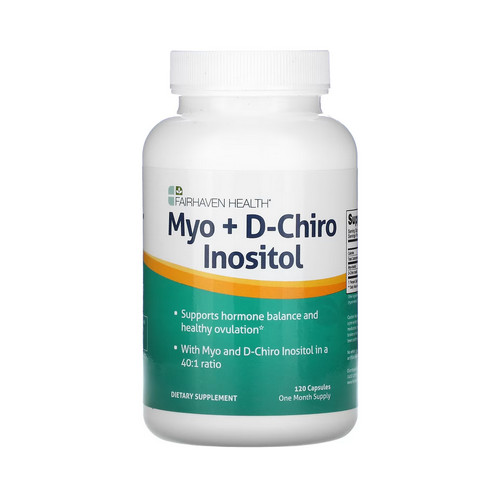 فيرهافن هيلث‏ إينوزيتول Myo + D-Chiro‏ 120 كبسولة