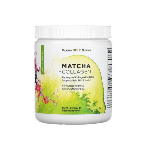 California Gold Nutrition‏, MATCHA ROAD الماتشاو الكولاجين 227 جرام