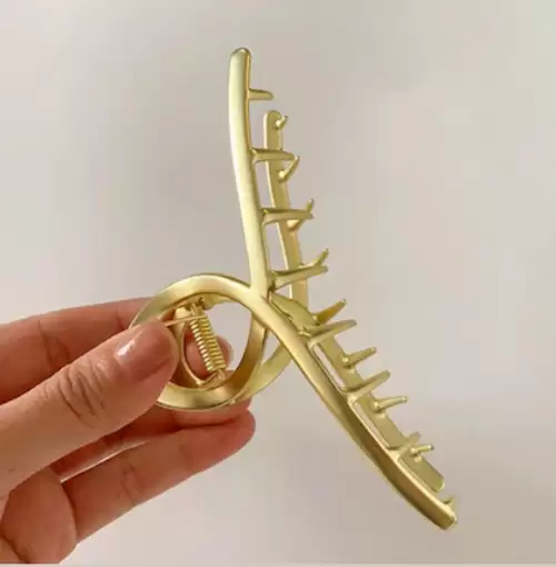 مشبك شعر ذهبي مذهل للنساء