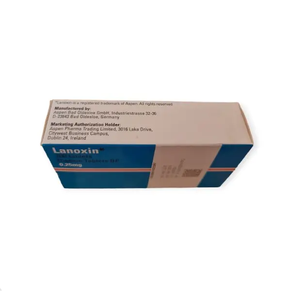 Lanoxin 0.25 mg 100 Tablets لانوكسين لعلاج قصور القلب