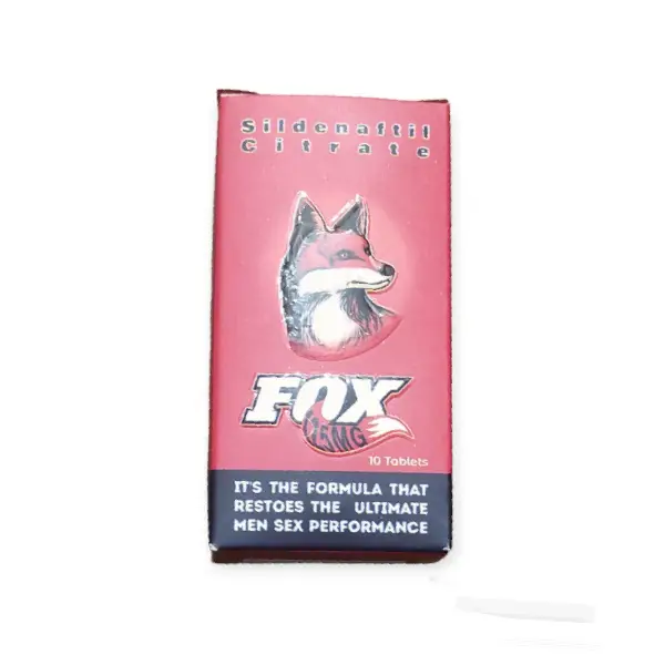 FOX-125 MG SILDENAFIL CITRATE & DAPOXETINE 10 TABLETS للرجال