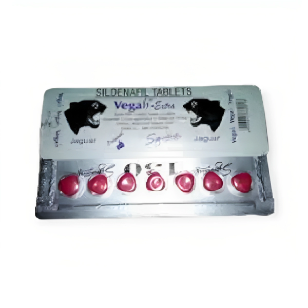 JAGUAR RED VIGA EXTRA 130 MG 6 TABLETS شريط جاجوار احمر للرجال