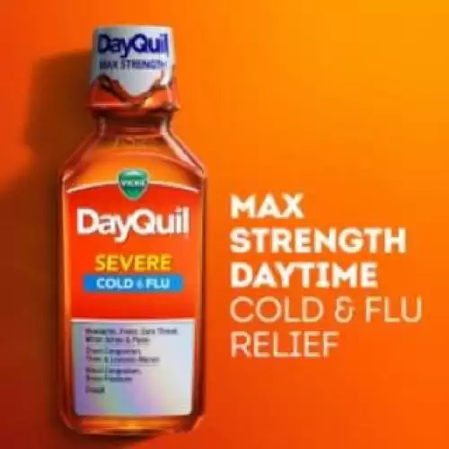 dayquil severe cold and flu 345ml لعلاج اعراض البرد والانلفونزا