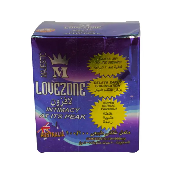 Majestic Lovezone For Man 10 Tablets كبسولات لافيزون للرجال