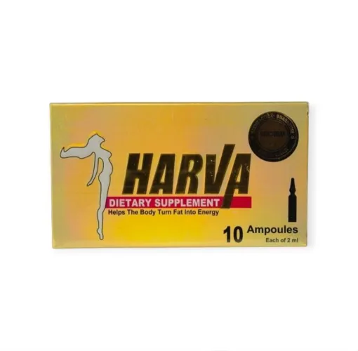 Harva Dietary Supplement Helps Turn Fat Into Energy 10 Ampoules للتخسيس