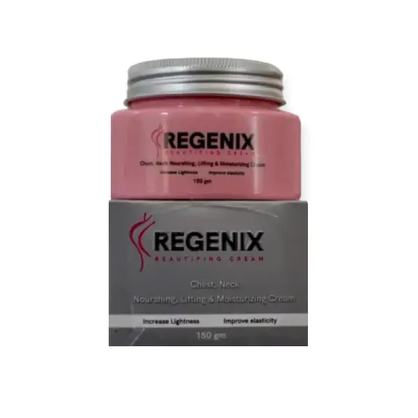 Regenix Beautifing Cream Chest, Lifting &amp; Moisturizing Cream 150 g كريم تجميل للصدر ورفع وتقوية الصدر