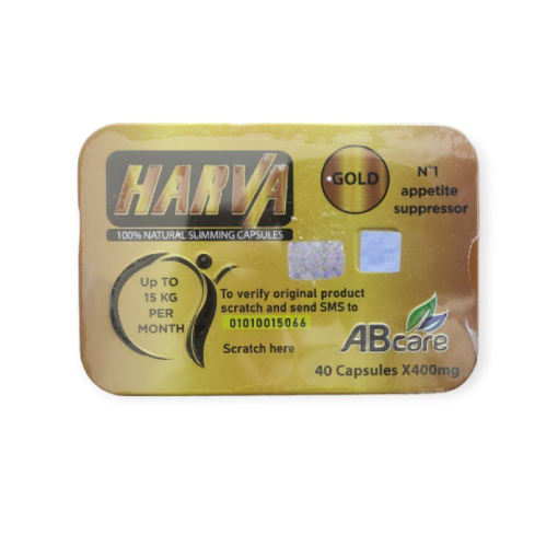 Harva Gold ABcare 40 Capsules هارفا جولد للتخسيس والقضاء على الدهون