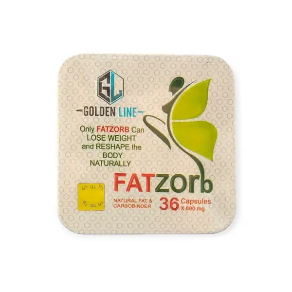 GOLDEN LINE FATZORB 36 Capsules 369 X 600 mg للتخسيس