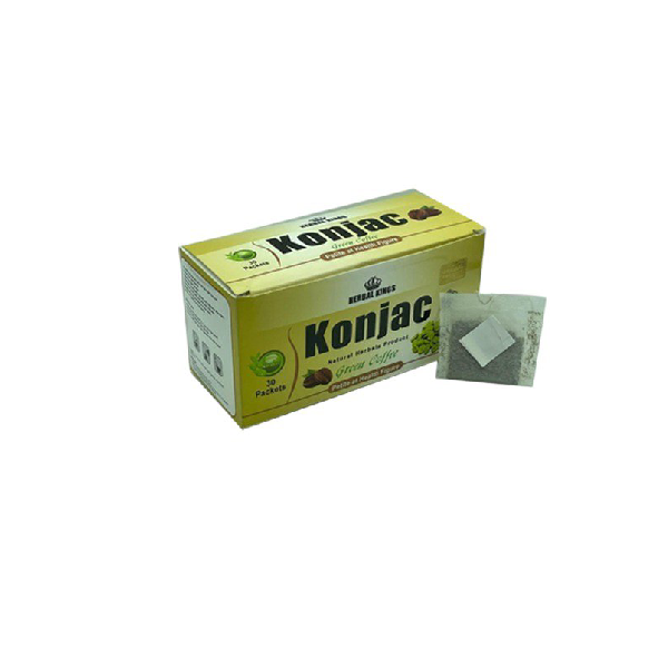 konjac 30 packets herbals king green coffee أعشاب كونجاك للتخسيس