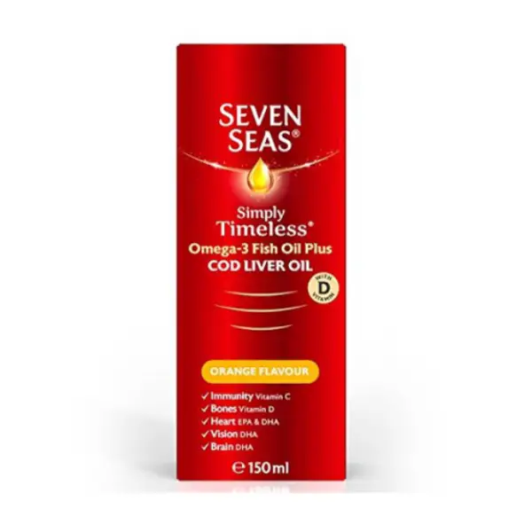 Seven Seas Oil 150 ml زيت سيفين سيز لعلاج أمراض القلب