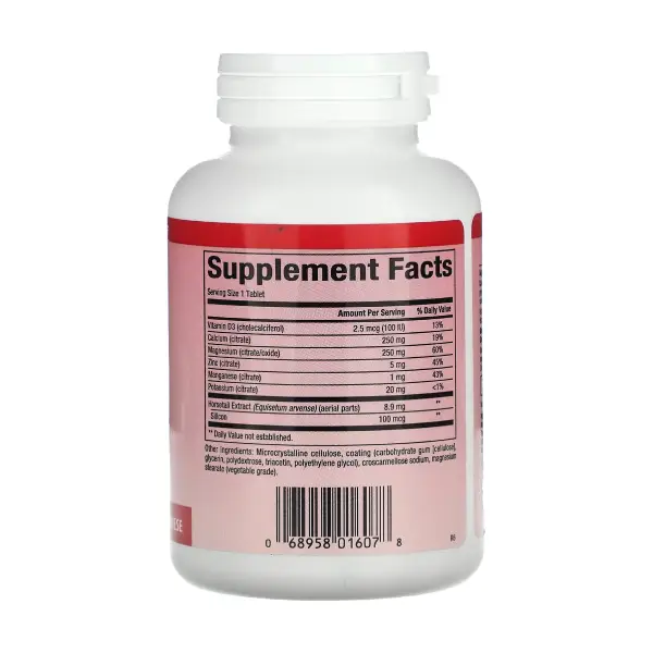 natural Factors Calcium & Magnesium Citrate with D3 90 Tablets مكمل غذائي لدعم العظام