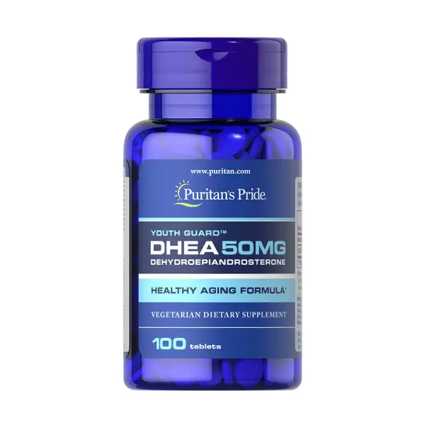 Puritan`s Pride DHEA 50 mg-100 Tablets.