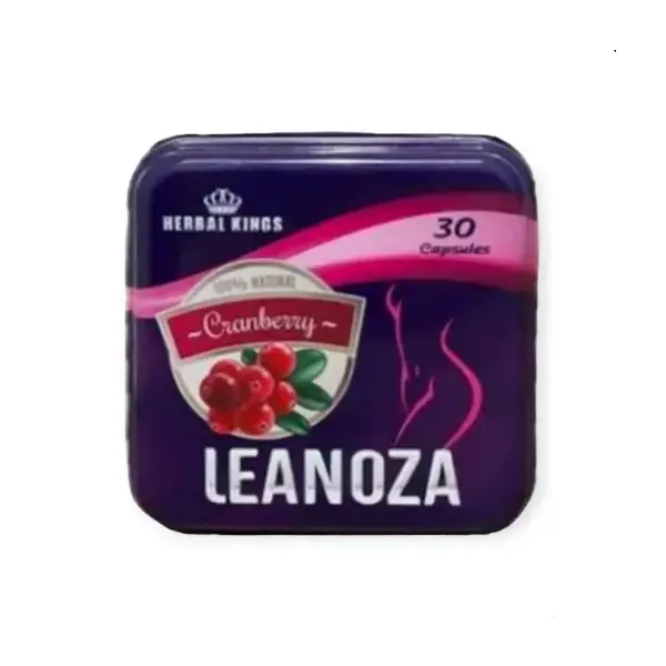 Leanoza Slimming Fat Burner Natural Cranberry 30 Capsules للتخسيس وحرق الدهون