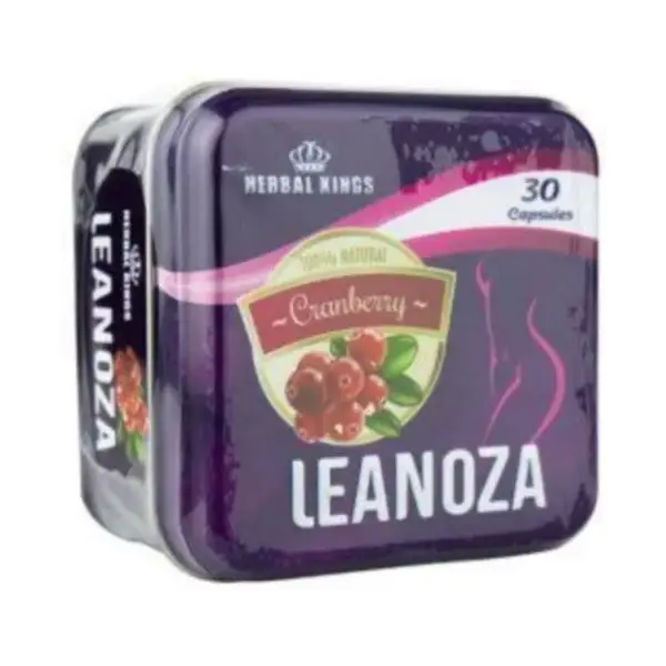 Leanoza Slimming Fat Burner Natural Cranberry 30 Capsules للتخسيس وحرق الدهون