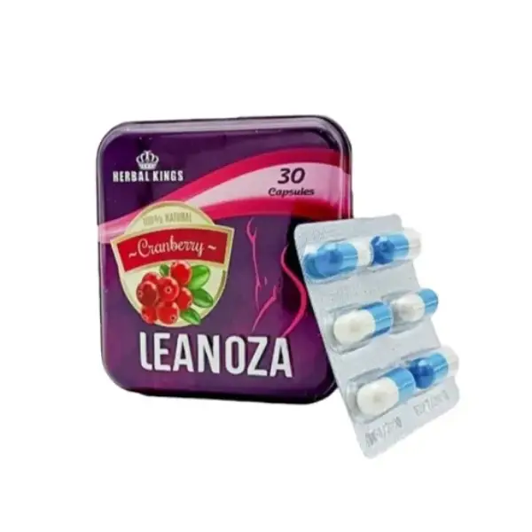 Leanoza Slimming Fat Burner Natural Cranberry 30 Capsules للتخسيس وحرق الدهون