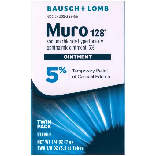 Muro 128 ointment 2(3.5) g- 7g مرهم كلوريد الصوديوم لعلاج تورم قرنية العين